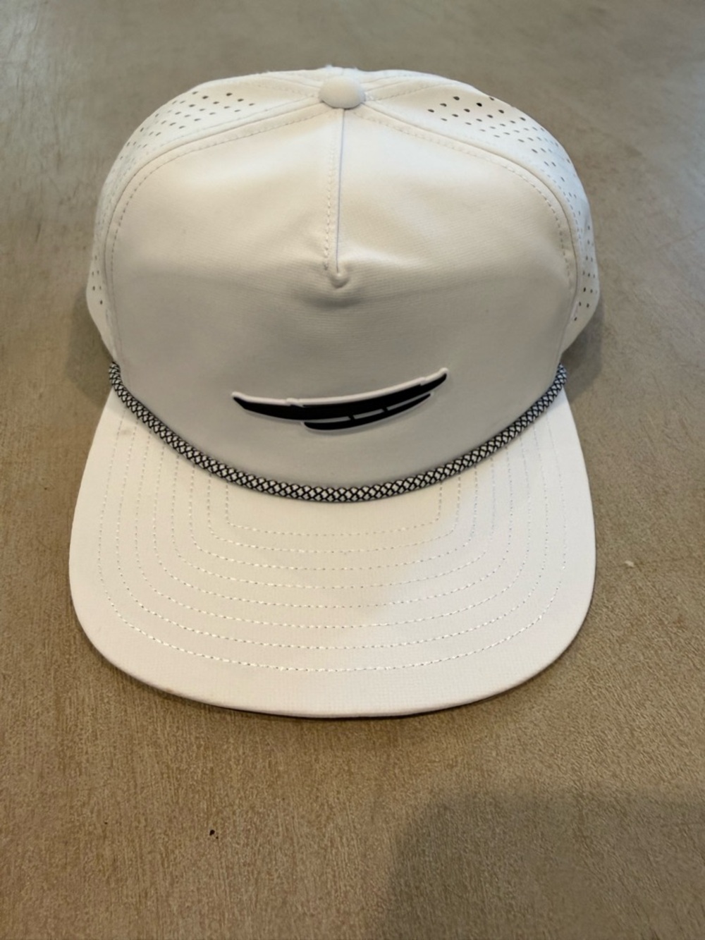 NWT Melin Odysea Rope Bulls Icon HYDRO Hat - White (Classic Fit)